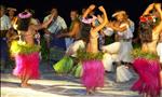 see traditional dancers on aitutaki on new years